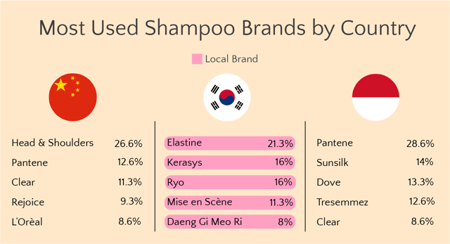 [Case Study] Shampoo Buyer Behavior in China, South Korea and Indonesia