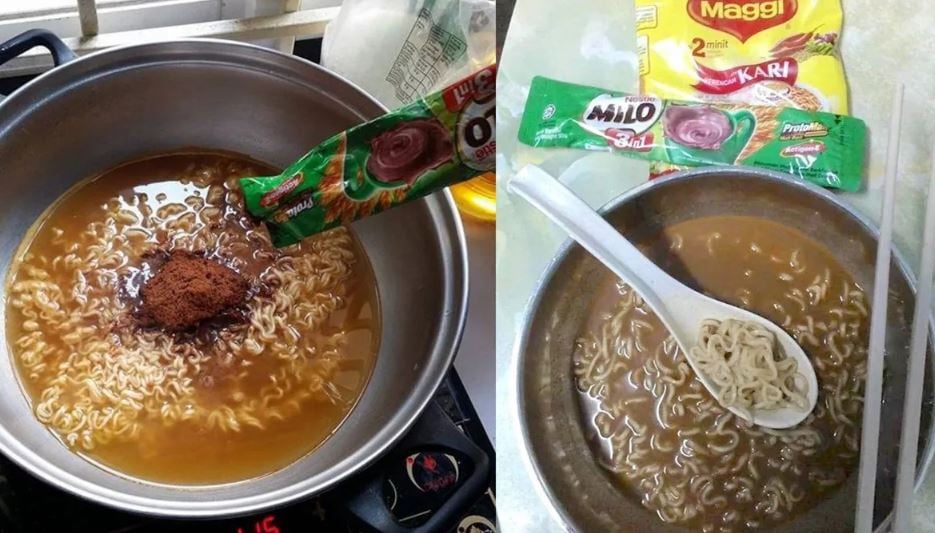 Milo Maggi noodles