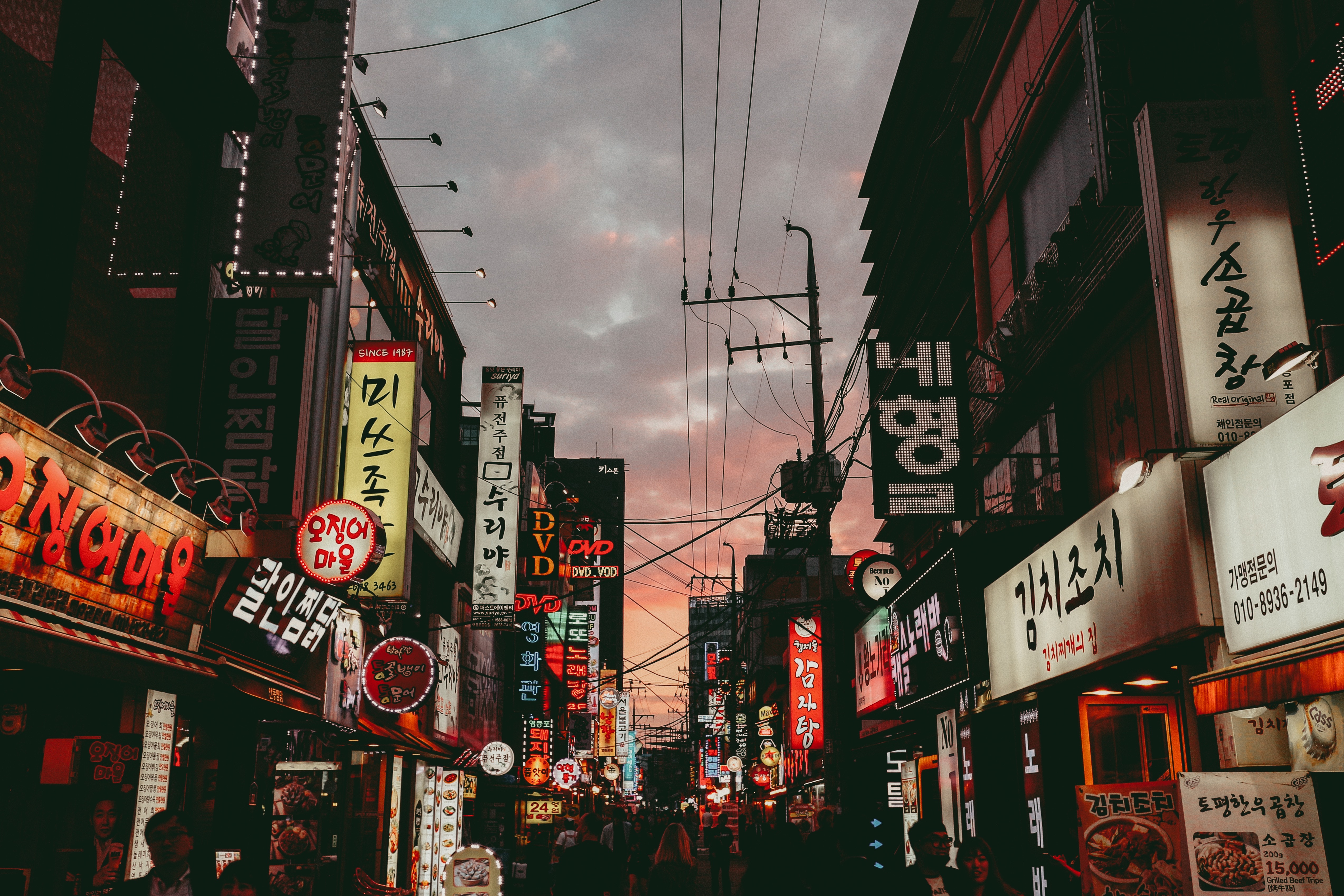 South Korea, Korea, Neon, Metro