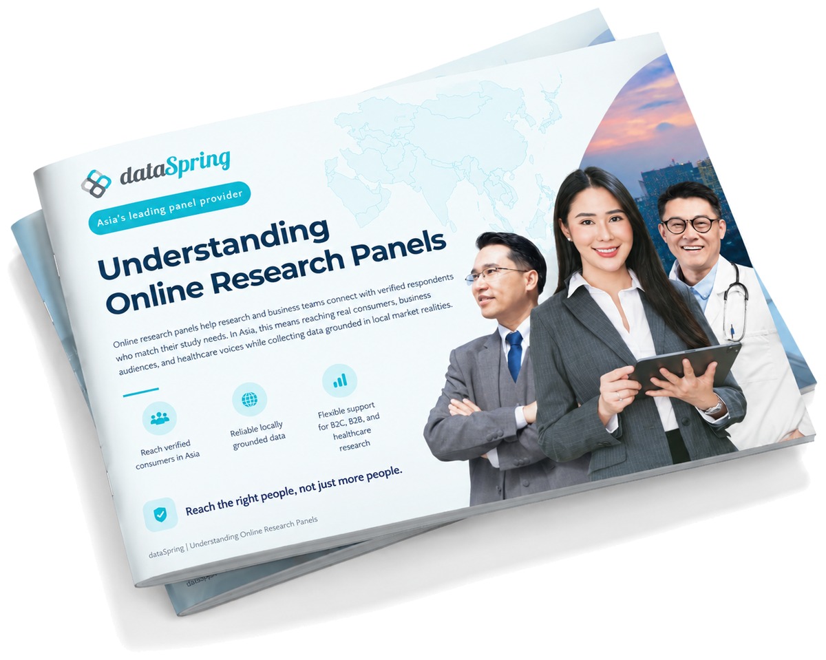 Understanding Online Research Panels guide shown as a printed booklet