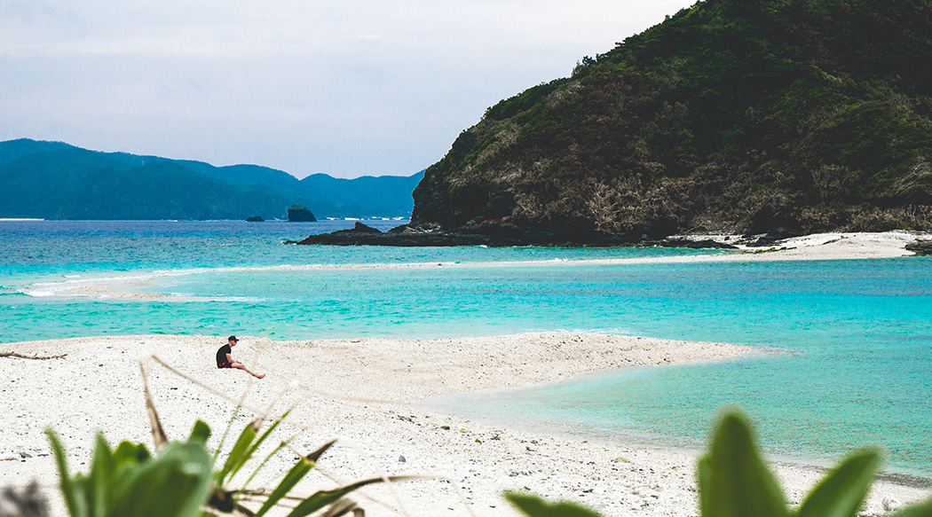 Japan, Zamami Island, Beach